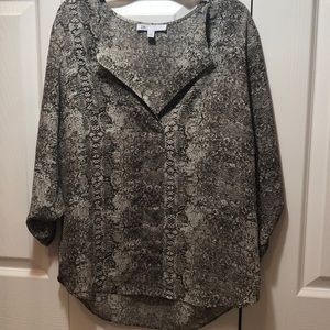 Snake skin blouse